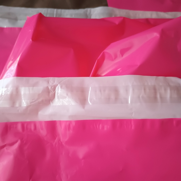 6PK New Pink 17" x 23" Huge Big Man Waterproof Express Bags - Picture 5 of 6